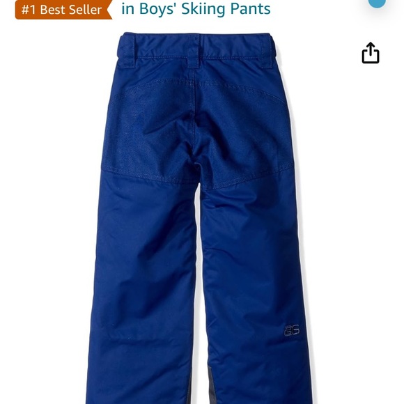 BNWT boys XS (size 6/7) Arctix snow pant in royal blue - Picture 5 of 5
